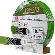 PROCRAFT Zahradní hadice PR-4GH1310, zelená, 4vrstvá, 1/2" 10 m - Zahradní hadice