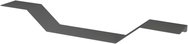 Proxa Wall shelf PL029-G 112 × 12 × 15 cm grey - Shelf
