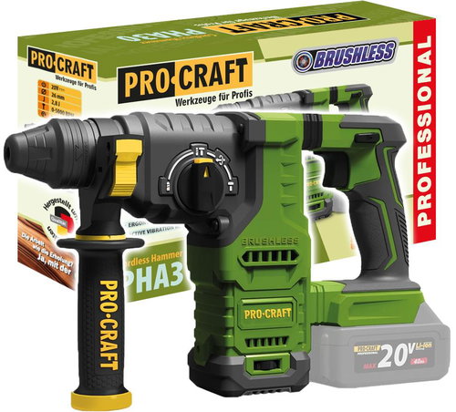 PROCRAFT Hammer drilling cordless PHA30bb - SDS-Plus Rotary Hammer Drill - Main image