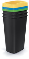 Prosperplast waste bin COMPACTA Q DROP SET, 3 × 45 l - Rubbish Bin