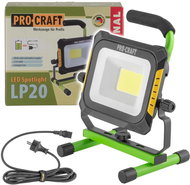 Procraft LED flashlight - spotlight, battery/220V LP20, without battery - LED Reflector