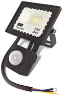 Pronett XJ4883 Halogenový LED reflektor, IP67, studená bílá, 700 lm, 10 W s pohybovým senzorem - LED reflektor
