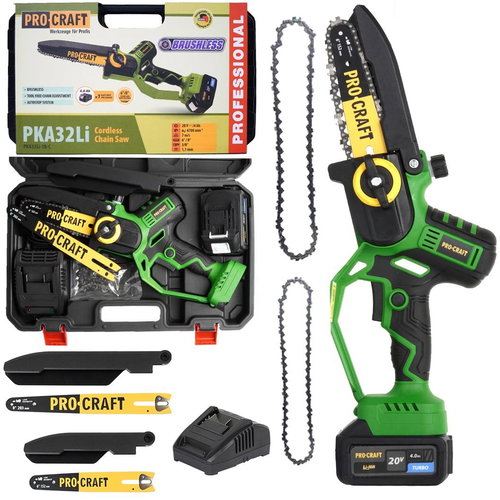Procraft Chainsaw single-hand AKU PKA32Li 152/203mm (1x4 Ah) - Compact Chainsaw - Main image