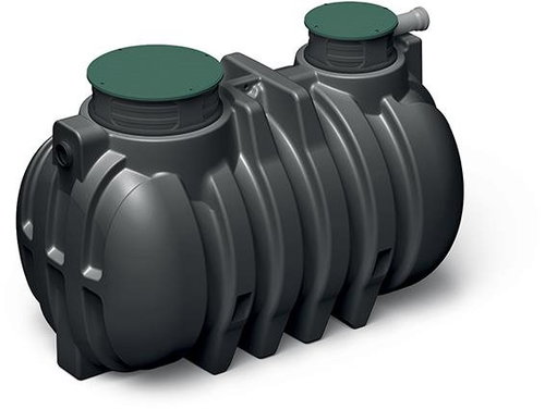 PROSPERPLAST Underground rainwater tank Unground R-3000 black - Retention Tank - Main image