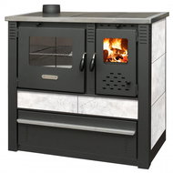 PRO-TERMO Solid fuel stove Panonia L - white - Solid Fuel Stove