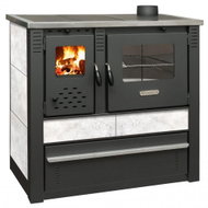 PRO-TERMO Solid fuel stove Panonia P - white - Solid Fuel Stove