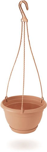 PROSPERPLAST Hanging flowerpot AGRO DAGW5, terracotta - Flower Pot - Main image