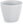Plastic pot cover SPLOFY DSP260, white