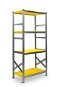 Metalsistem SUPER 123 1840 x 976 x 400 mm, žlutý plast - Regál