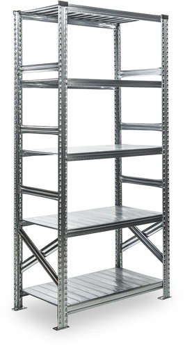 Metalsystem SUPER 123 1972 x 976 x 400 mm, galvanized - Shelving Unit - Main image