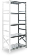 Metalsystem SUPER 123 1972 x 976 x 500 mm, add-on module, galvanized - Shelving Unit