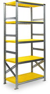 Metalsistem SUPER 123 1972 x 976 x 500 mm, yellow plastic - Shelving Unit