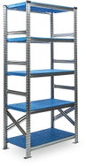 Metalsistem SUPER 123 1972 x 976 x 600 mm, blue plastic - Shelving Unit