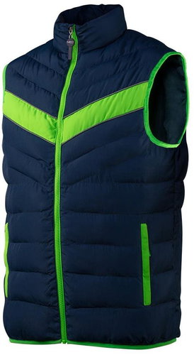 Neo tools premium men's work vest, blue-green, L - Work Vest - Main image