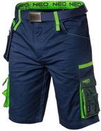 Neo tools men's premium work shorts, blue-green, XL - Work Shorts