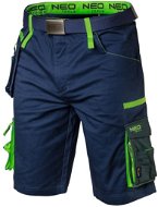 Neo tools panské pracovní kraťasy premium, modro-zelené, 3XL - Pracovní oděv