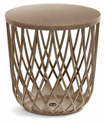Prosperplast Universal basket UNIQUBO ECO WOOD with plastic lid, naturo, 44,7 cm - Basket - Main image