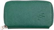 Prague WATCH Accessories Saffiano Zip Case Double Green - Watch Box