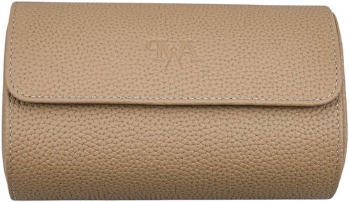 Prague WATCH Accessories Signature Watchroll Double aplaca beige - Watch Box - Main image