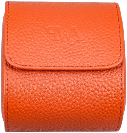 Prague WATCH Accessories Signature Watchroll Single syracuse orange - Watch Box - Main image