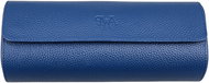 Prague WATCH Accessories Signature Watchroll Triple navy blue - Watch Box