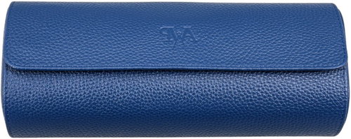 Prague WATCH Accessories Signature Watchroll Triple navy blue - Watch Box - Main image