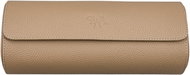 Prague WATCH Accessories Signature Watchroll Triple alpaca beige - Watch Box