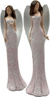 Prodex Anděl růžový sada 2 ks 26 cm - Angel Statue