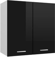 Shumee Upper kitchen cabinet 801274 black high gloss - Cupboard