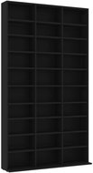 CD cabinet black 102 x 23 x 177,5 cm chipboard 801779 - Cabinet