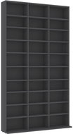 CD cabinet grey 102 x 23 x 177,5 cm chipboard 801780 - Cabinet