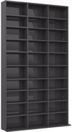 CD cabinet grey high gloss 102 x 23 x 177,5 cm chipboard 801786 - Cabinet