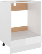 Shumee Kitchen cabinet for oven 802502 white high gloss - Cupboard