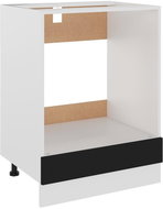 Shumee Oven cabinet 802503 black high gloss - Cupboard