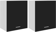 Shumme Kitchen cabinets 2 pcs 805079 black - Cupboard