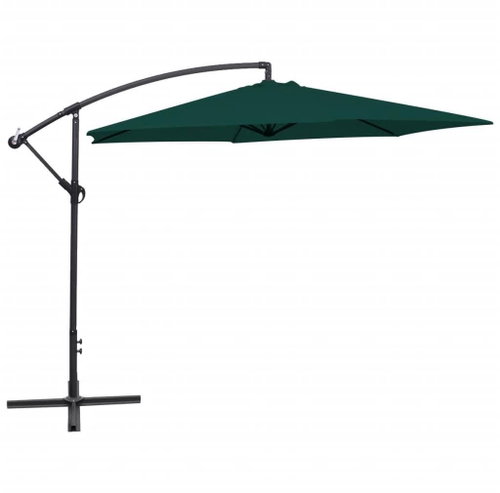 Hanging parasol 3 m green 42200 - Sun Umbrella - Main image