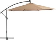 Cantilever parasol with aluminium pole 350 cm colour taupe 44506 - Sun Umbrella