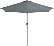 Umbrella for balcony aluminium pole anthracite 270x135cm semicircle 44589 - Sun Umbrella