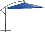 Cantilever parasol with aluminium pole 350 cm blue 47131 - Sun Umbrella