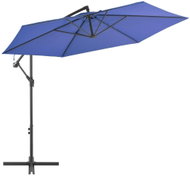 Cantilever parasol with aluminium pole 300 cm blue 47133 - Sun Umbrella