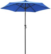 Blue parasol 200 x 211 cm aluminium 47211 - Sun Umbrella