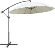 Hanging parasol white 3 m aluminium pole 47220 - Sun Umbrella