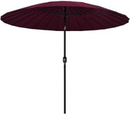 Garden parasol with aluminium pole 270 cm burgundy 47308 - Sun Umbrella