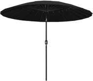 Garden parasol with aluminium pole 270 cm black 47310 - Sun Umbrella