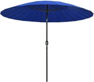 Garden parasol with aluminium pole 270 cm azure blue 47311 - Sun Umbrella