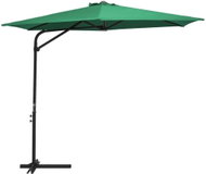 Garden parasol with steel rod 300 cm green 47312 - Sun Umbrella