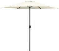 Garden parasol with aluminium pole 270 x 246 cm sand 47345 - Sun Umbrella