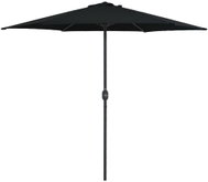 Garden parasol with aluminium pole 270 x 246 cm black 47350 - Sun Umbrella