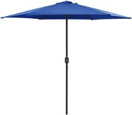 Garden parasol with aluminium pole 270 x 246 cm azure blue 47351 - Sun Umbrella