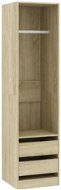 Wardrobe with drawers oak sonoma 50x50x200 cm chipboard 800615 - Wardrobe